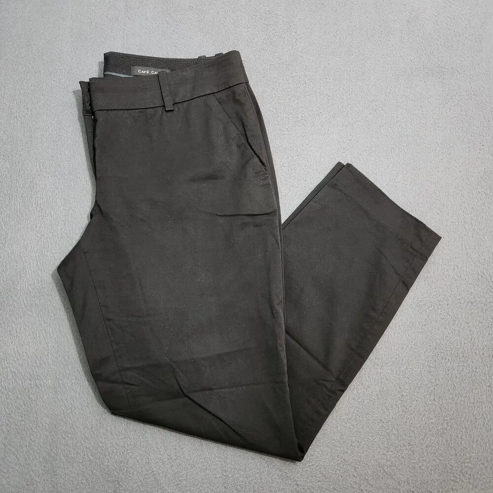 J. Crew Cafe Capri Women 4 Black Low Rise Pants